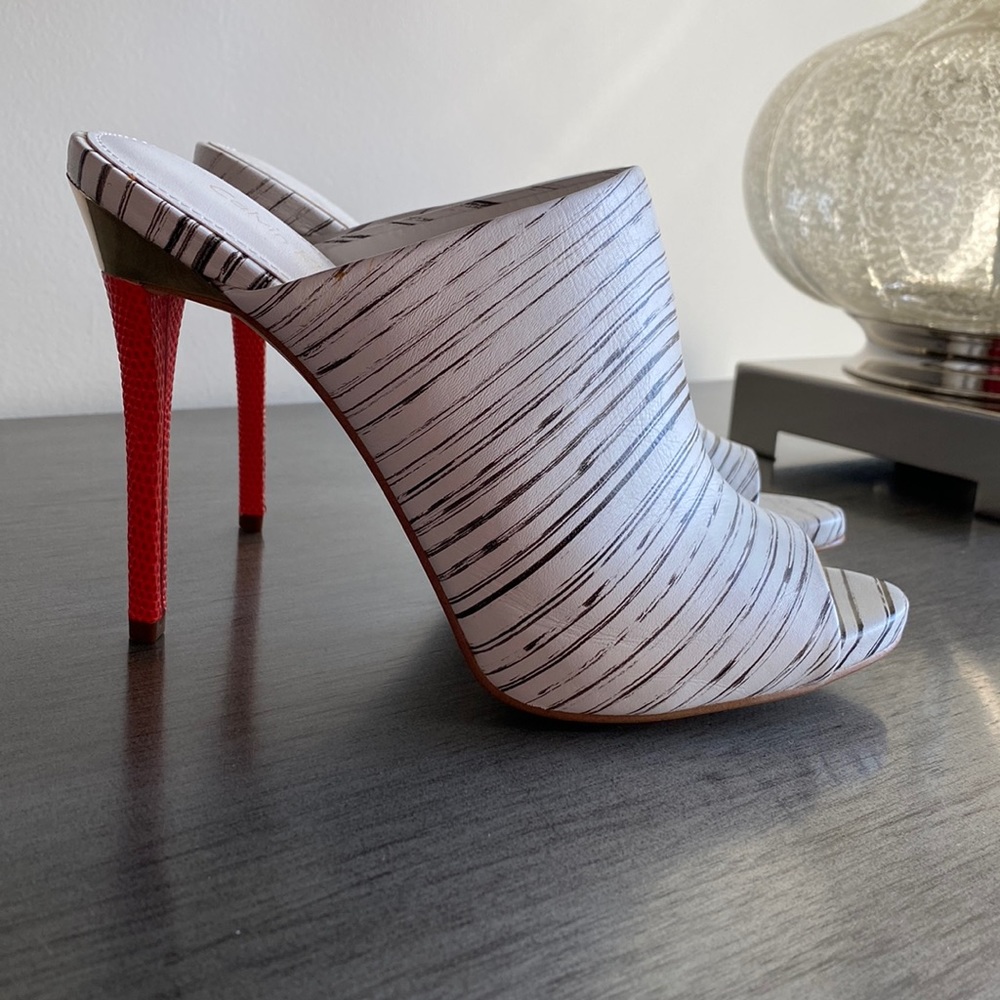 Calvin Klein open toe mules